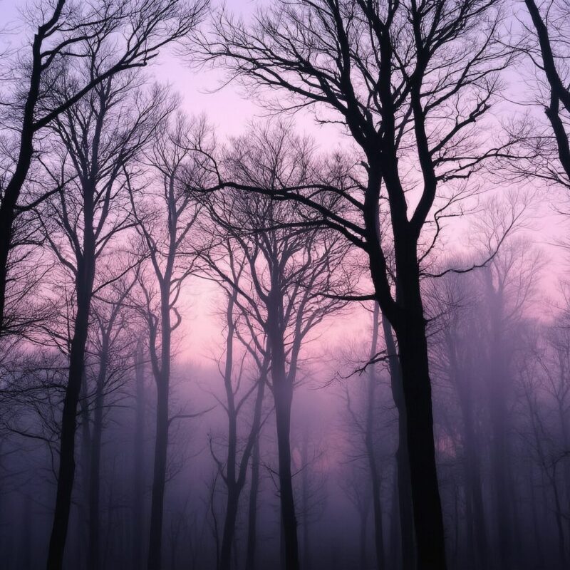 Calm Twilight Forest