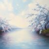 blue cherry blosom Azure Blossom
