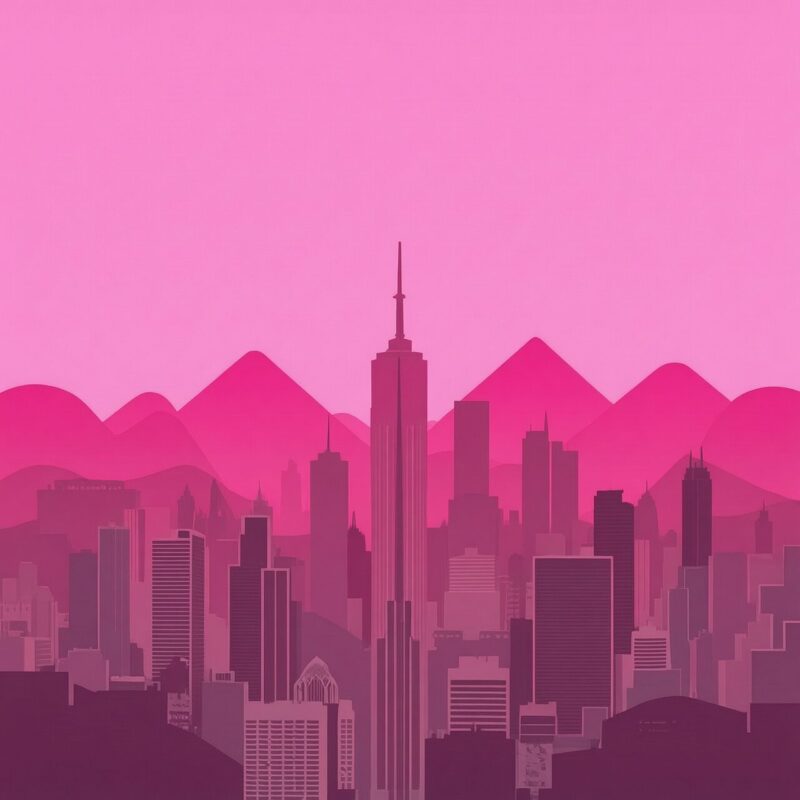 Abstract City Skyline