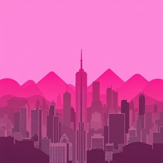 output Abstract City Skyline