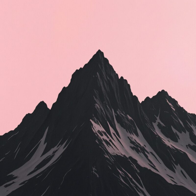 Dark Abstract Mountains
