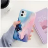 Marble Crack Matte iPhone Cases