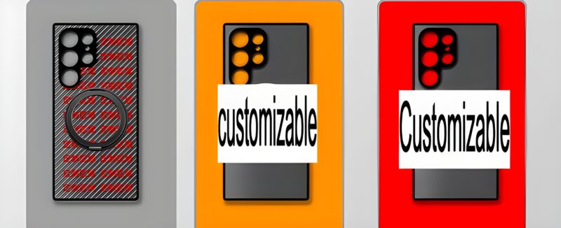 Custom Magnetic Anti-Fall Cover with Stand Samsung Cases