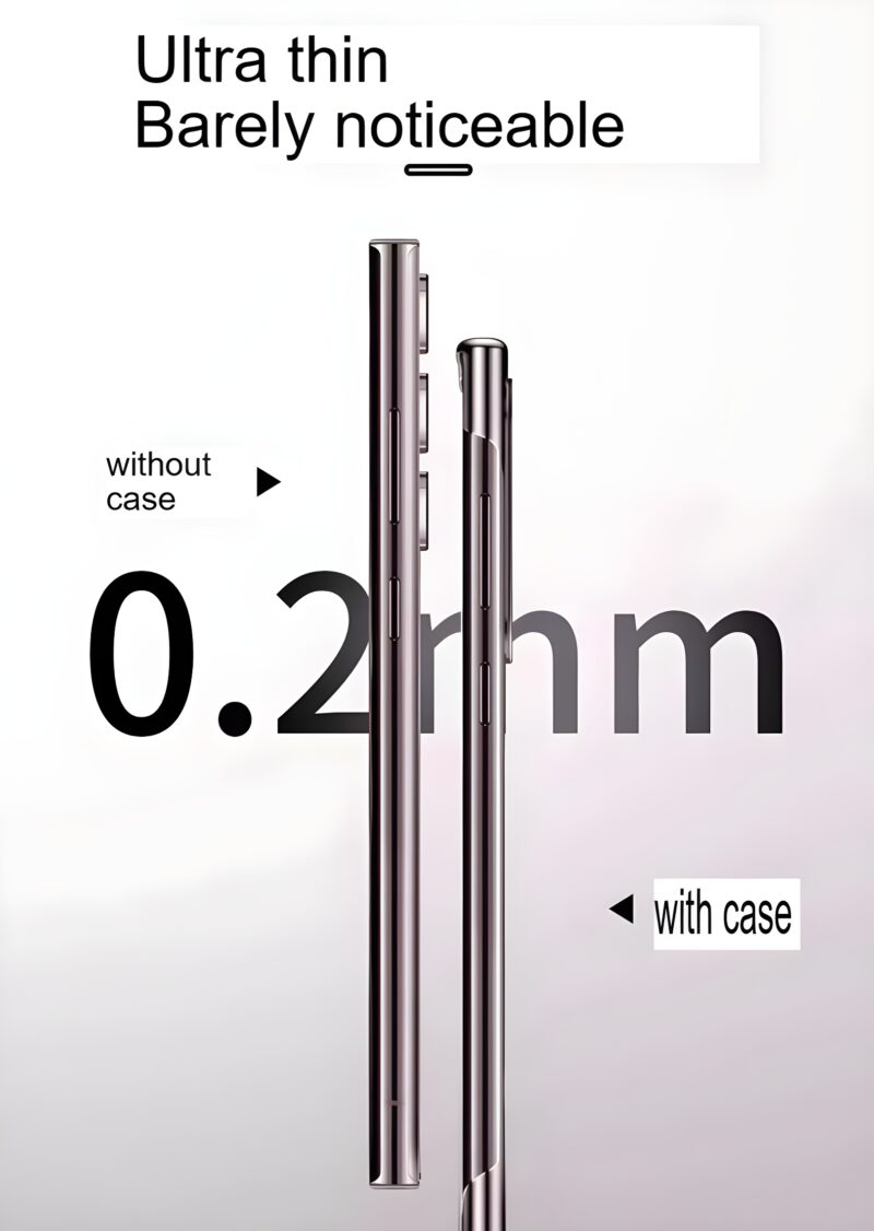 Crystal Transparent Frameless Luxury Shockproof Samsung Cases