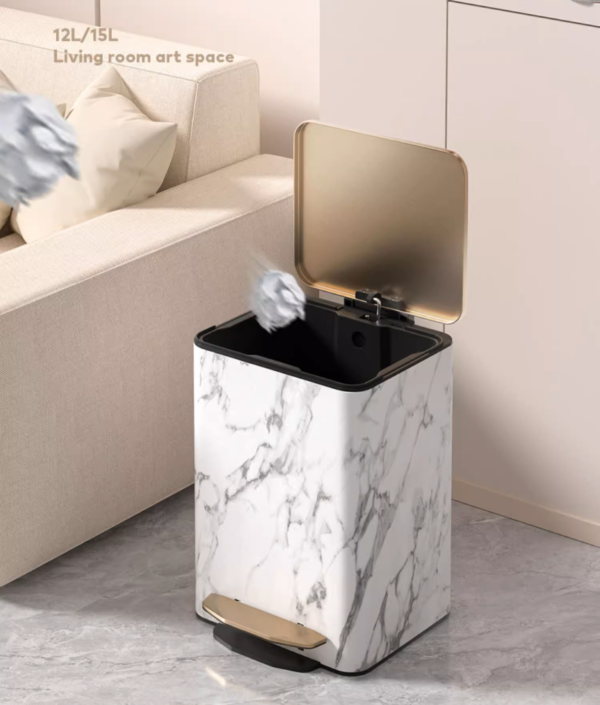 Carrara Chic Waste Bin - Image 6