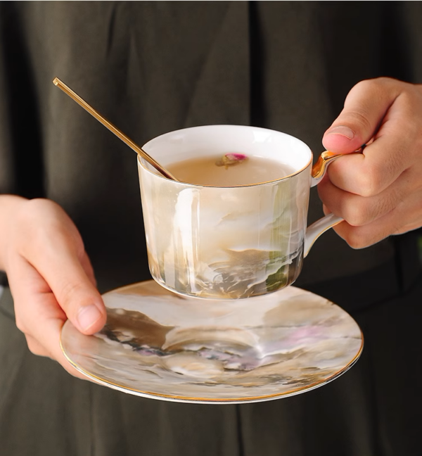 Marble Elegance Tea Set - Image 10