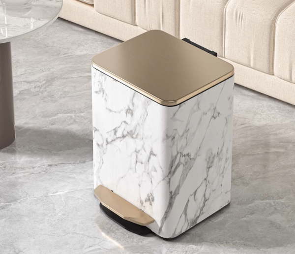 Carrara Chic Waste Bin - Image 2