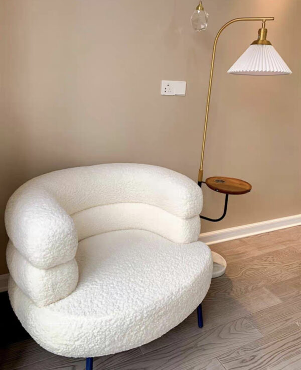 Petite Sherpa Cocoon Chair - Image 2