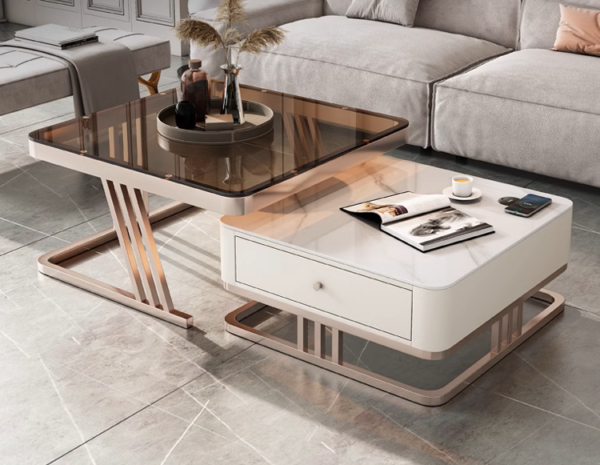 GeoLuxe Nesting Coffee Table Set - Image 6