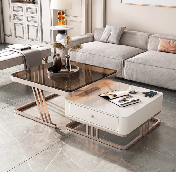 GeoLuxe Nesting Coffee Table Set - Image 3