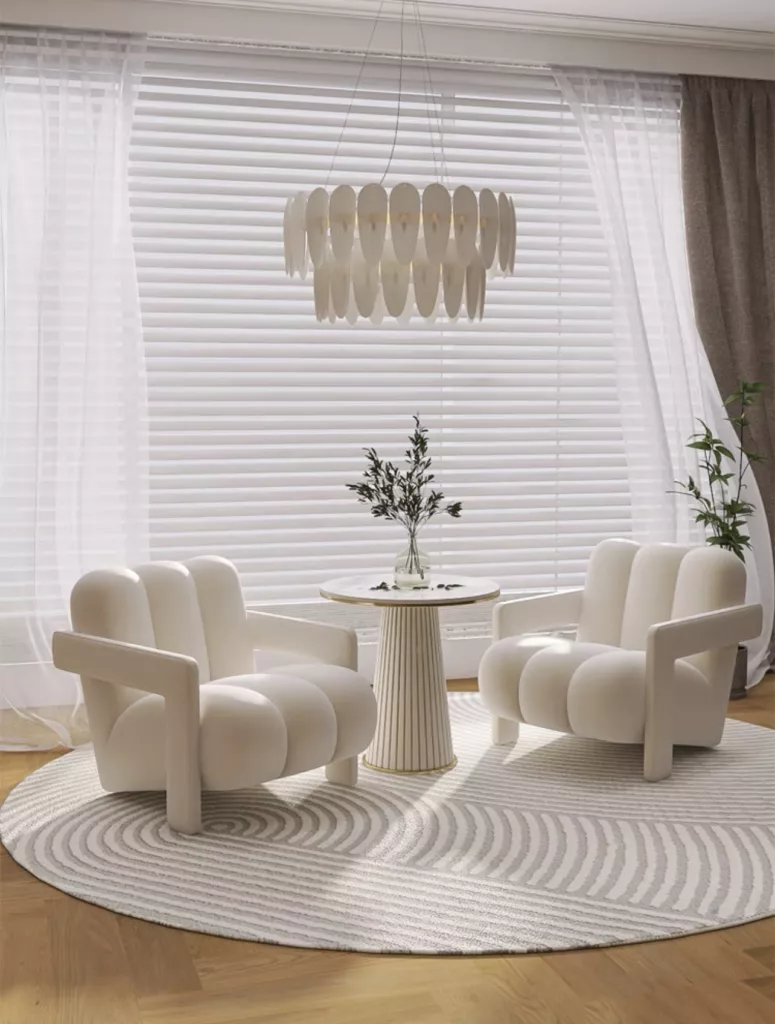 Plush Arc Armchair