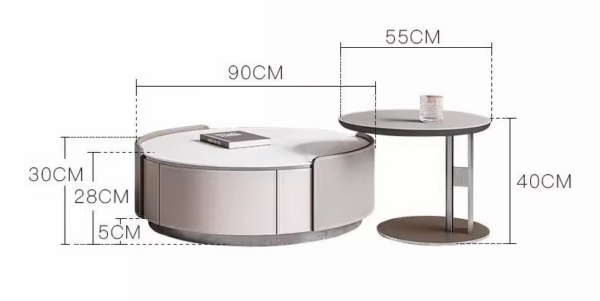 Ellipse Harmony Coffee Table - Image 9