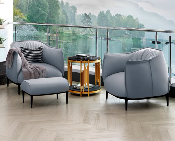 Sienna Sway Armchair and Ottoman Set - Image 6