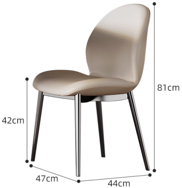 Luxe Elegance Dining Chair - Image 2