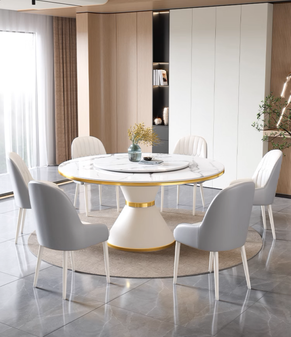 Lunaire Elegance Dining Set - Image 2