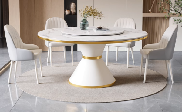 Lunaire Elegance Dining Set - Image 4