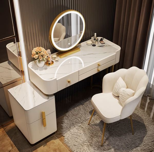 Bianco Luxe Reflection Vanity Set - Image 5