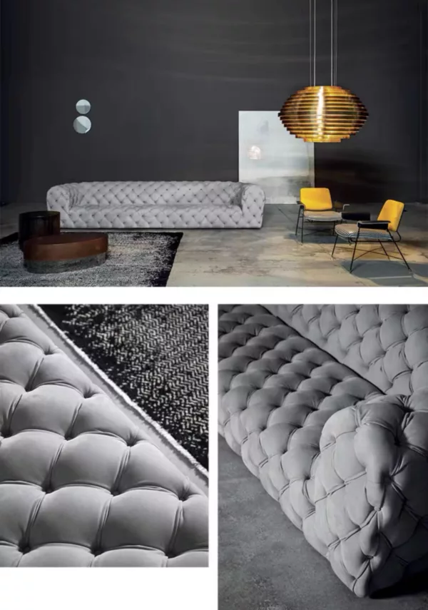 Bellezza Tufted Comfort Sofa - Image 7