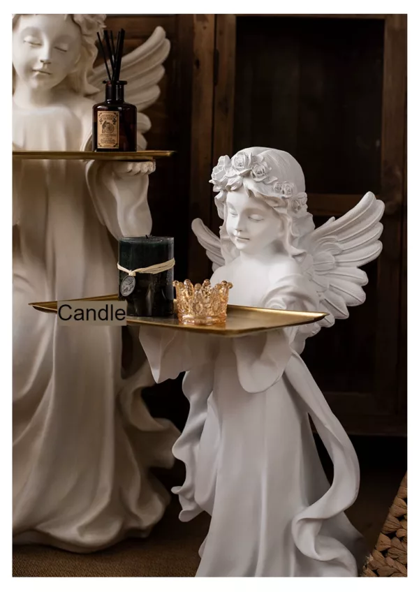 Celestial Serenity Angel Sculpture - Image 12