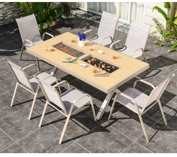 Alfresco Feast Deluxe Barbeques Patio Set