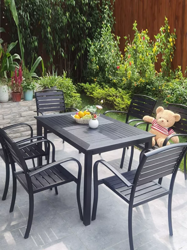 Metro Elegance Patio Dining Set - Image 3