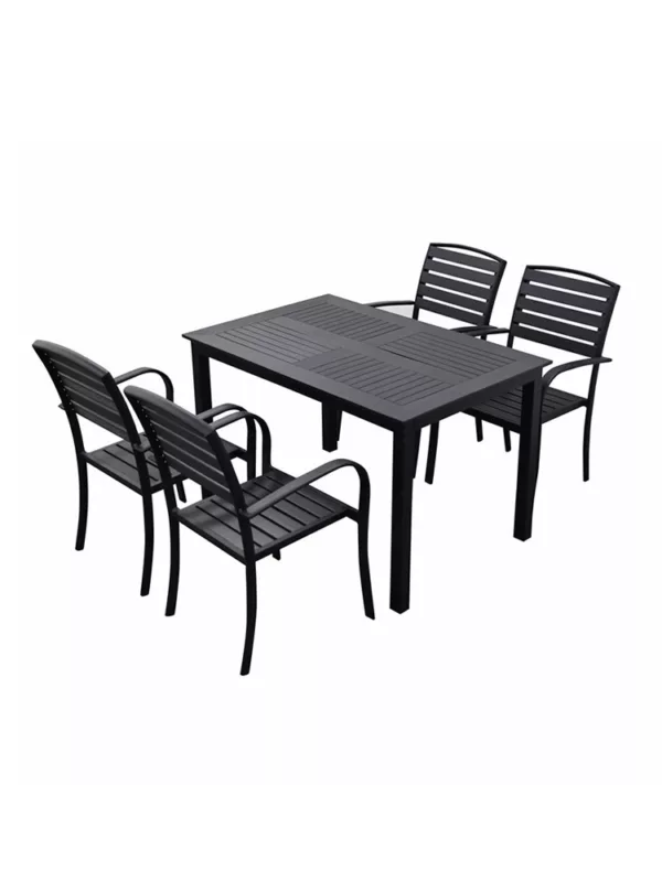 Metro Elegance Patio Dining Set - Image 6