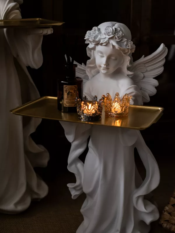 Celestial Serenity Angel Sculpture - Image 3