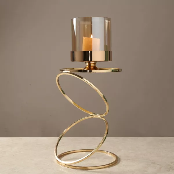 Luxe Spiral Elegance Candlesticks - Image 6