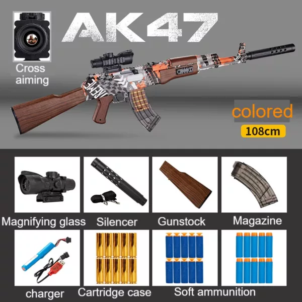 AK-47 Assault Rifle Toy Replica - Image 19