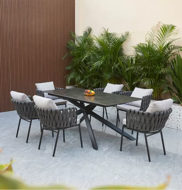 Verona Outdoor Dining Table - Image 5