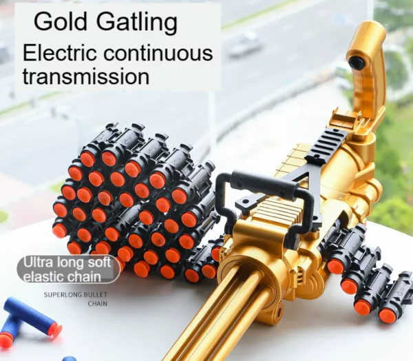 Golden Commando Gatling Blaster - Image 6