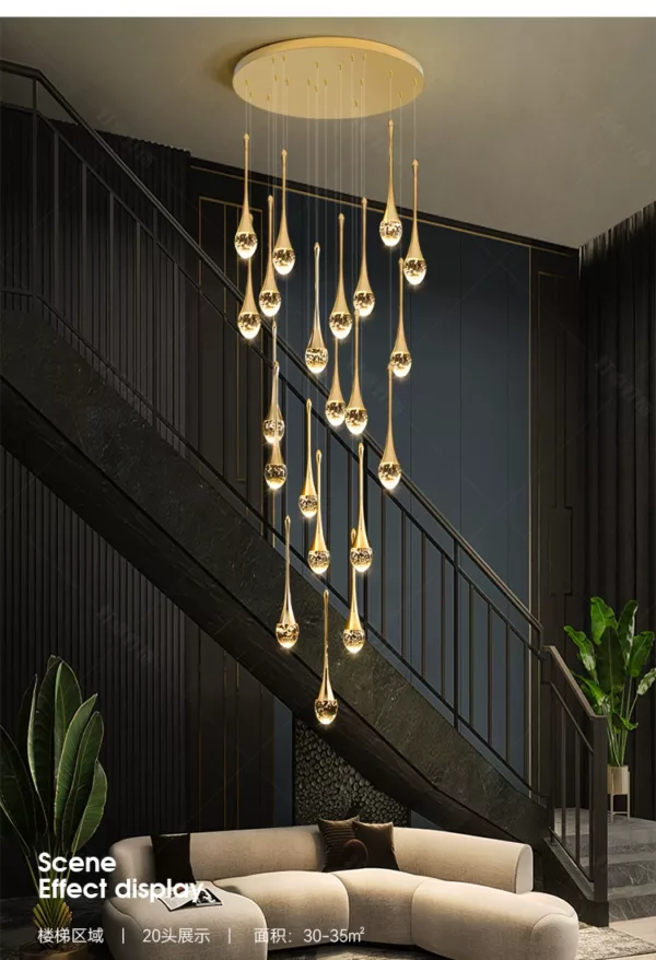 Aurora Cascade Chandelier - Image 9