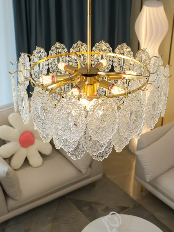 Parisian Elegance Crystal Chandelier - Image 4