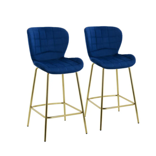 Azure Elegance Bar Chair - Image 2