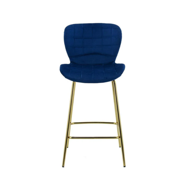 Azure Elegance Bar Chair