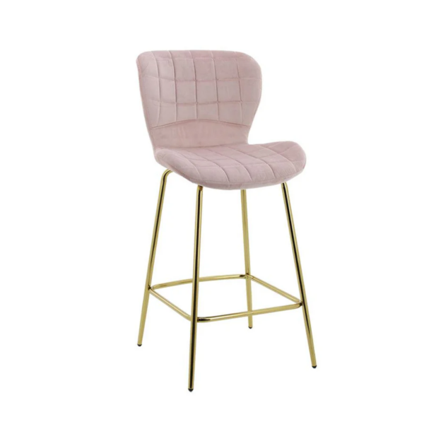 Blush Elegance Bar Chair