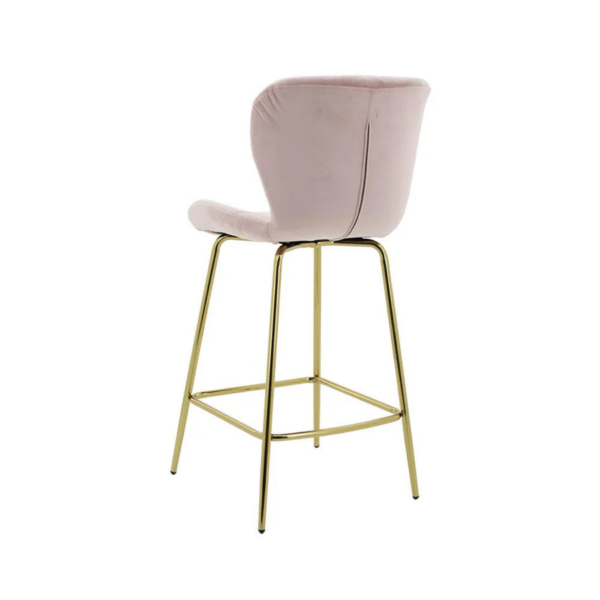 Blush Elegance Bar Chair - Image 2