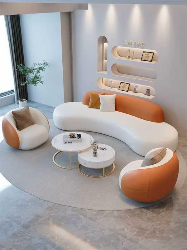 Modern Wave Lounge Set - Image 5