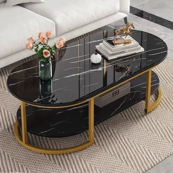 Opulent Noir Coffee Table - Image 2