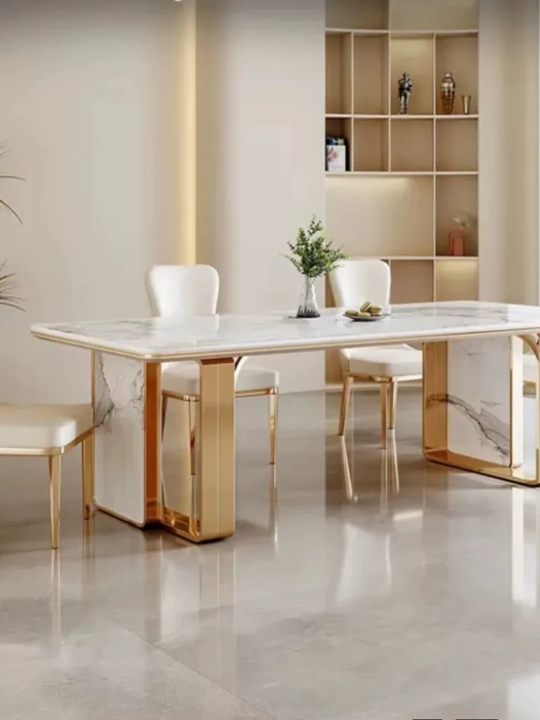 Luxe Marble Dining Table