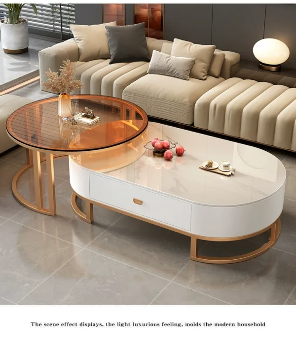 Modern Elegance Coffee Table Set - Image 3