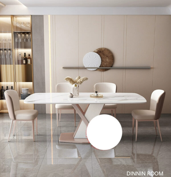 The Marquina Elegance Dining Table - Image 6