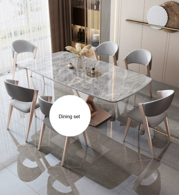 The Marquina Elegance Dining Table - Image 4