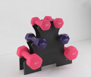 Dumbbell Rack – Compact Triangular Stand for Home Gym Equipment
