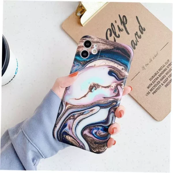 Marble Crack Matte iPhone Cases - Image 23