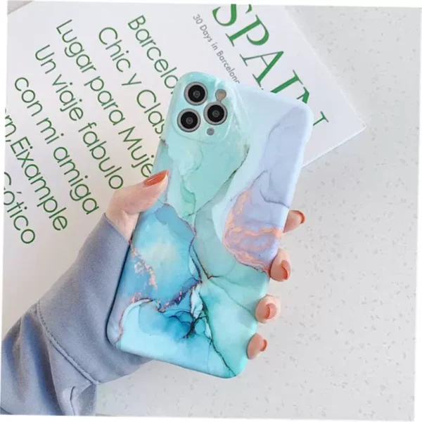 Marble Crack Matte iPhone Cases - Image 28