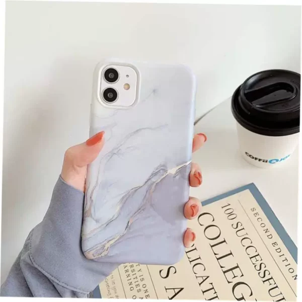 Marble Crack Matte iPhone Cases - Image 21