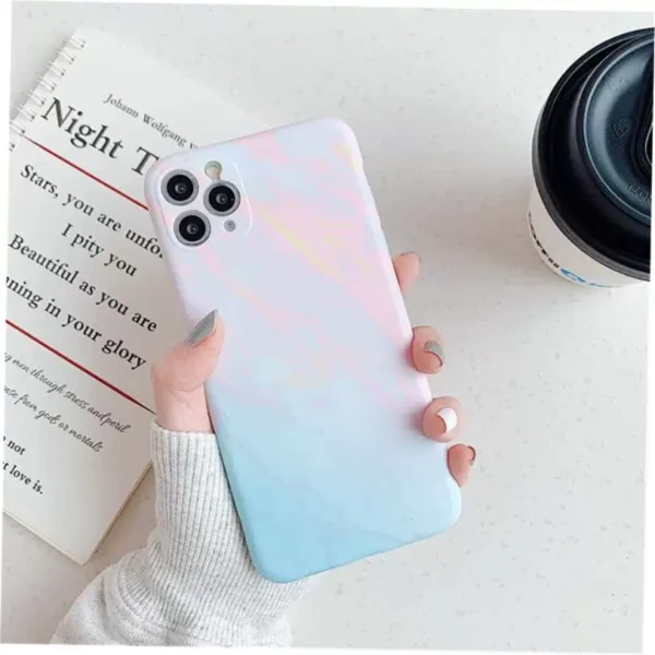 Marble Crack Matte iPhone Cases - Image 30