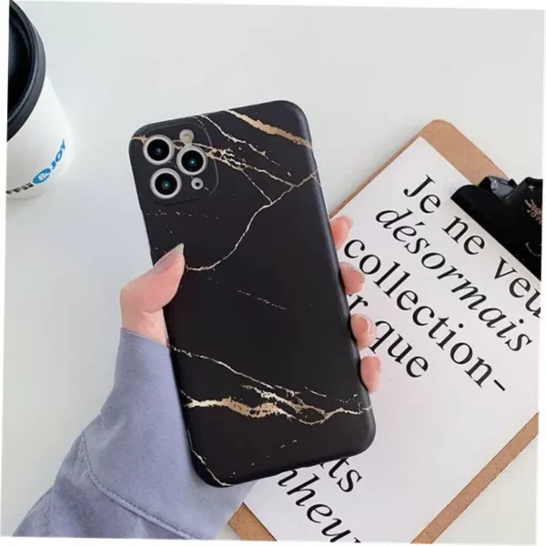 Marble Crack Matte iPhone Cases - Image 22
