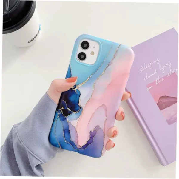 Marble Crack Matte iPhone Cases - Image 16